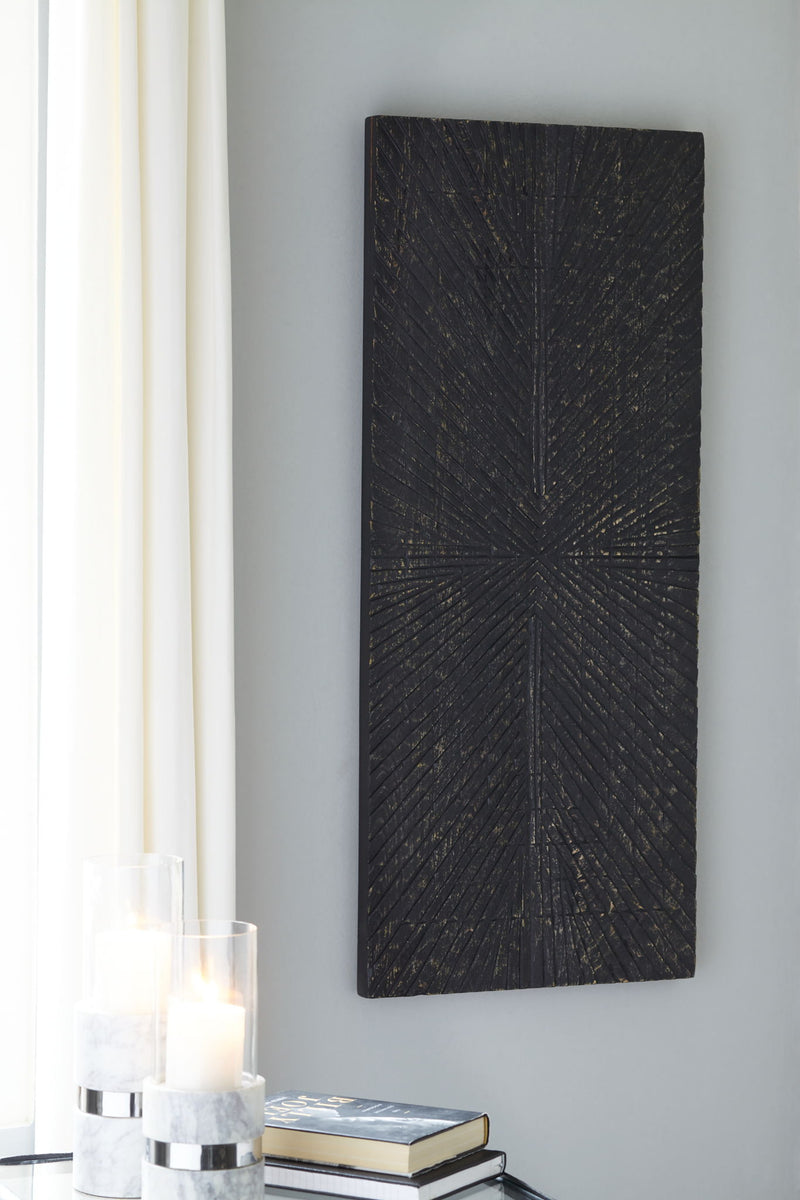 Lenora - Wall Decor - Antique Black - R&R Furniture Gallery (Fountain Valley, CA)