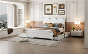 Platform Bed With With 2 Big Drawers And Trundle - R&R Furniture Gallery (Fountain Valley, CA)