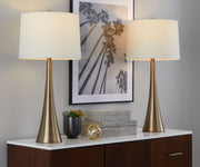 Lumi Source Diana contemporary table lamp set with two modern lamps featuring sleek design and neutral finishes.