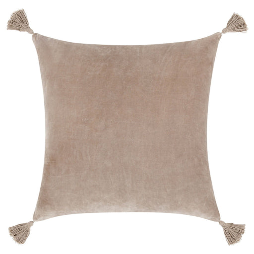 Classic Home Stonework 22x22-inch natural accent pillow with textured stone pattern and soft fabric cover.