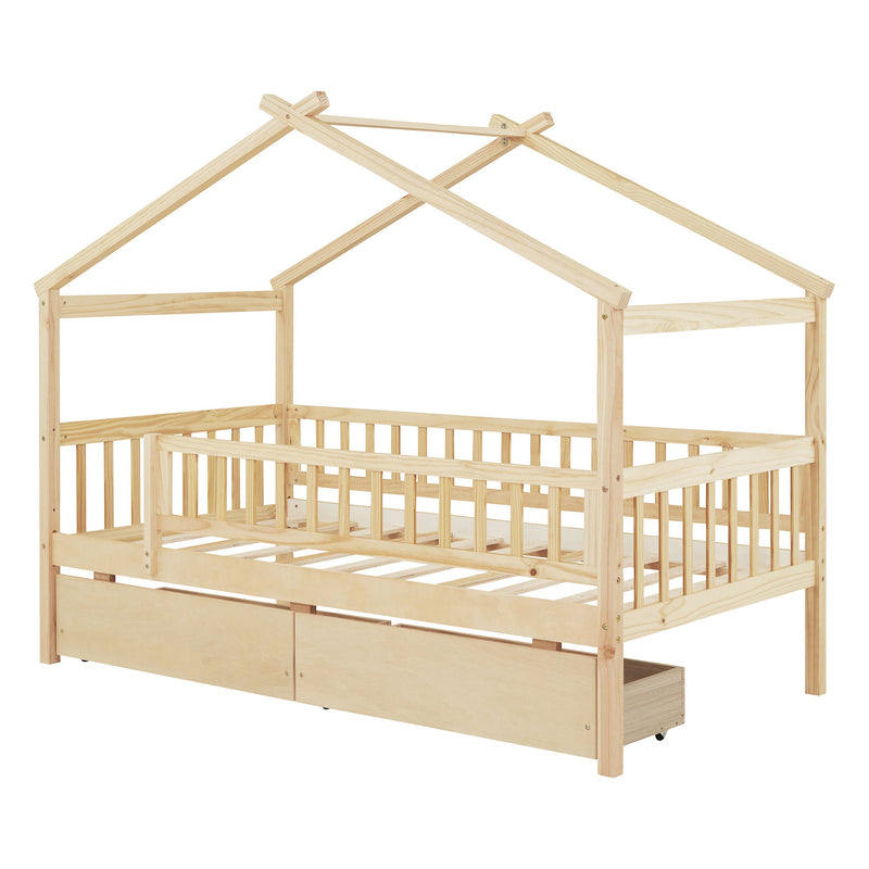 House Bed With 2 Drawers - R&R Furniture Gallery (Fountain Valley, CA)
