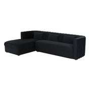 Callie - Velvet Sectional - LAF - R&R Furniture Gallery (Fountain Valley, CA)