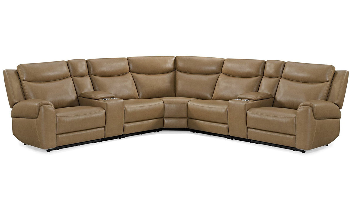 Momentum - Modular Power Reclining Sectional With Power Adjustable Headrests - R&R Furniture Gallery (Fountain Valley, CA)