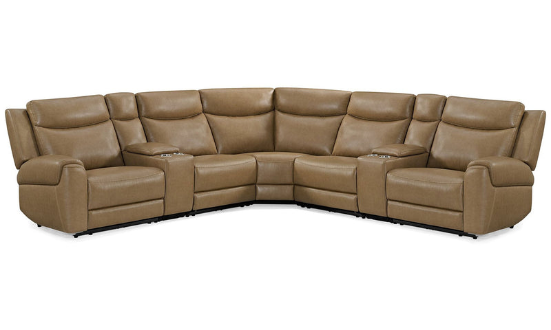 Momentum - Modular Power Reclining Sectional With Power Adjustable Headrests - R&R Furniture Gallery (Fountain Valley, CA)