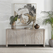 Ledro - Wood 4 Door Buffet - R&R Furniture Gallery (Fountain Valley, CA)