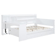 Daybed With 3 Drawers USB Ports And Desk - R&R Furniture Gallery (Fountain Valley, CA)