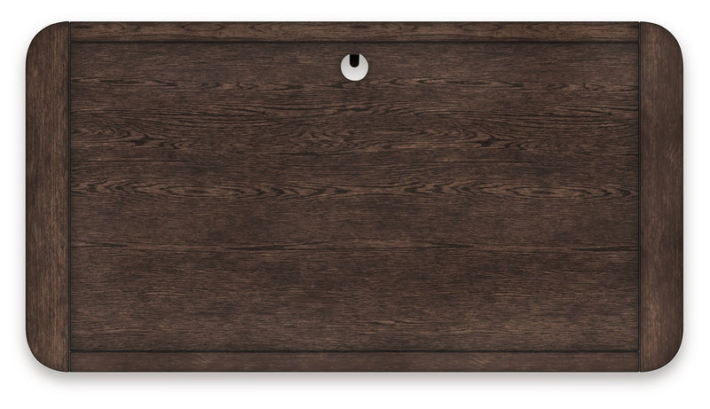 Breckington - Home Office Desk - Dark Brown - R&R Furniture Gallery (Fountain Valley, CA)