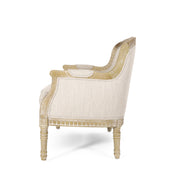 Noble House Inspired Style stationary loveseat with plush cushions and modern design in a cozy living room setting