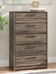 Elbrim - Five Drawer Chest - Brown - R&R Furniture Gallery (Fountain Valley, CA)