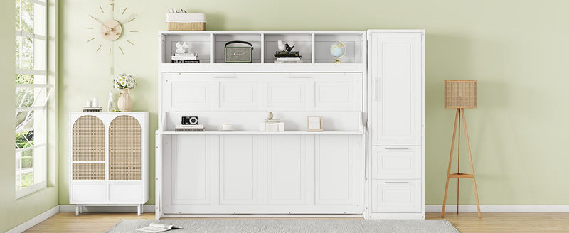 Space Saving Murphy Wall Bed With Closet And Drawers - R&R Furniture Gallery (Fountain Valley, CA)