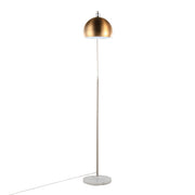 Lumi Source March contemporary floor lamp with sleek design, tall stand, and adjustable arm in modern living room setting