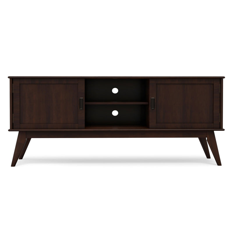 Draper - Handcrafted Mid Century Low TV Media Stand
