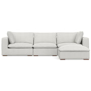 Simpli-Home Jasmine handcrafted 2-piece sofa and ottoman living room set with plush cushions and modern design.