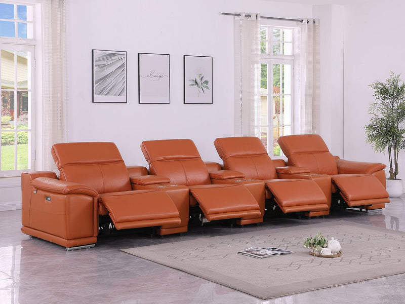 9762 - 7-Piece Modular Power Reclining Sofa With 4 Power Recliners