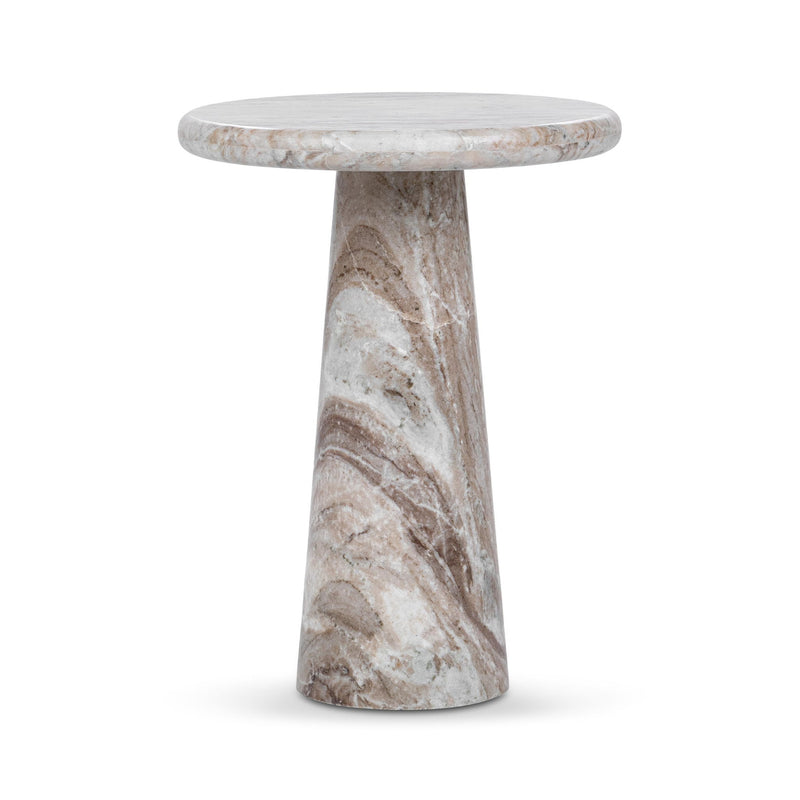 Huxley - Marble Round Accent Table - R&R Furniture Gallery (Fountain Valley, CA)