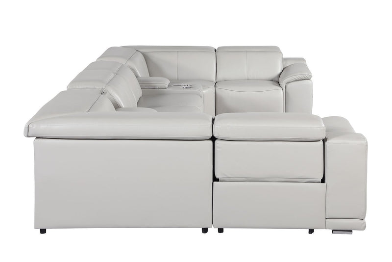 9762 - 8-Piece U-Shaped Sectional Sofa With 2 Power Recliners
