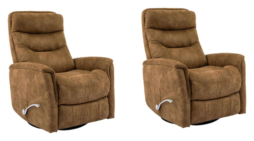 Gemini - 33.5" Swivel Glider Recliner (Set of 2) - R&R Furniture Gallery (Fountain Valley, CA)