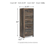 Drystan - Narrow Chest - Brown / Beige - R&R Furniture Gallery (Fountain Valley, CA)