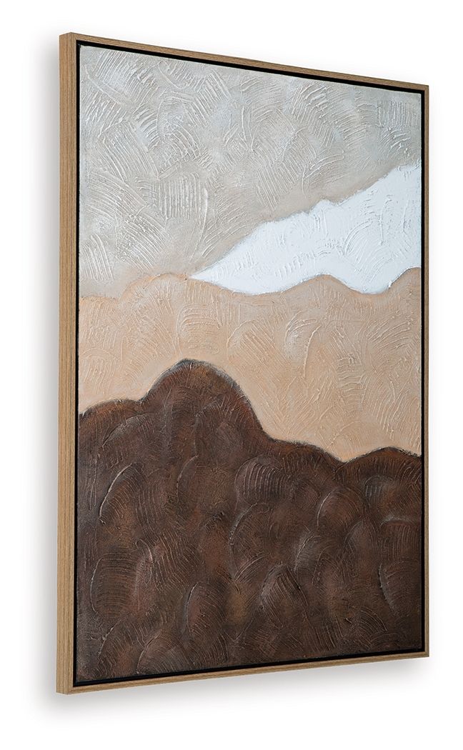 Fanthorne - Wall Art - Tan / Brown / White - R&R Furniture Gallery (Fountain Valley, CA)