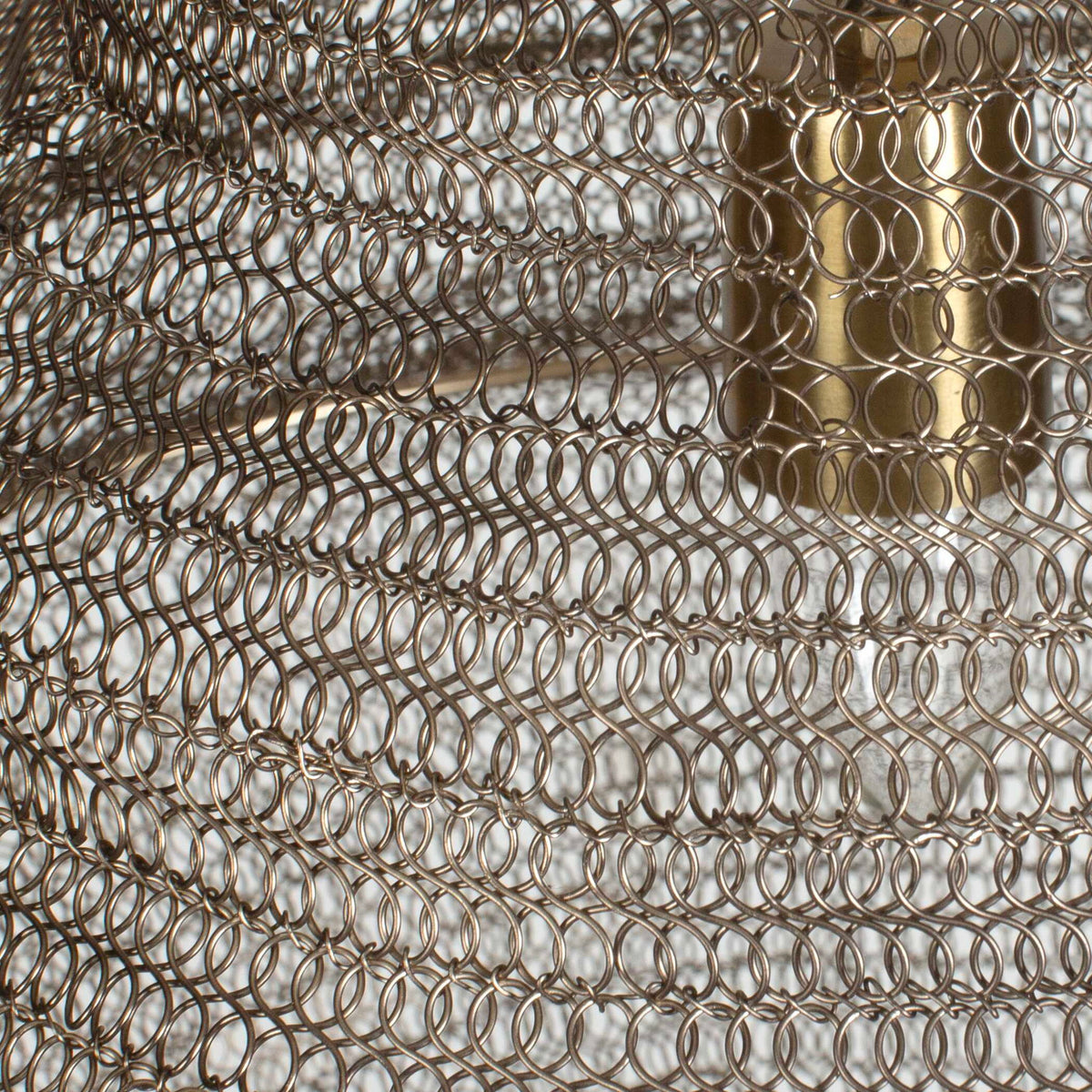Sigh - Woven Brass 1 Light Pendant - Brass
