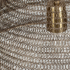 Sigh - Woven Brass 1 Light Pendant - Brass