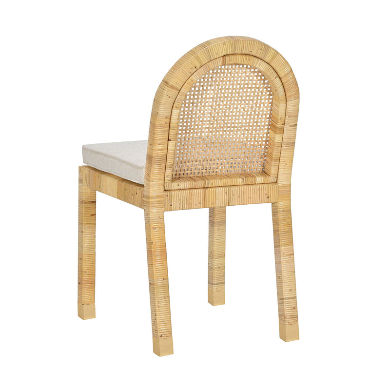Amara - Arched Dining Chair - Cream - R&R Furniture Gallery (Fountain Valley, CA)