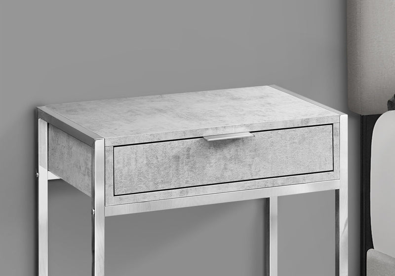 Accent Side Table, Storage Drawer, Spacious Tabletop - R&R Furniture Gallery (Fountain Valley, CA)