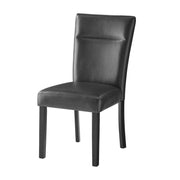 Dining Table And 4 Padded Chairs - Black - R&R Furniture Gallery (Fountain Valley, CA)