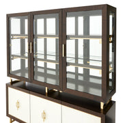 Belmont Place - China Cabinet - Espresso - R&R Furniture Gallery (Fountain Valley, CA)