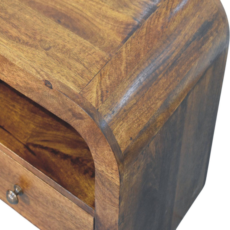 Darcy - Nightstand With Drawer And Open Shelf - Brown - R&R Furniture Gallery (Fountain Valley, CA)