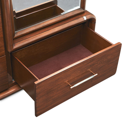 Mason Park - Chest With Storage Mirror - Umber - R&R Furniture Gallery (Fountain Valley, CA)