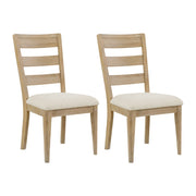 Upholstered Dining Chair (Set of 2) - Brown - R&R Furniture Gallery (Fountain Valley, CA)