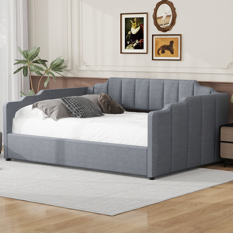 Modern Upholstered Daybed With Underneath Storage - R&R Furniture Gallery (Fountain Valley, CA)
