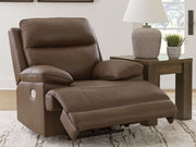 Vonryan - Power Recliner / Adj Headrest - Tobacco - R&R Furniture Gallery (Fountain Valley, CA)