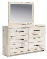 Lawroy - Dresser And Mirror - Light Natural - R&R Furniture Gallery (Fountain Valley, CA)