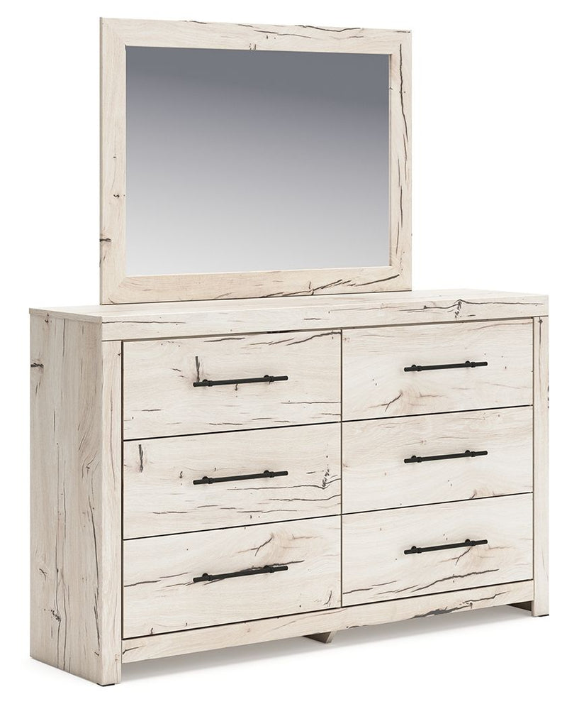 Lawroy - Dresser And Mirror - Light Natural - R&R Furniture Gallery (Fountain Valley, CA)