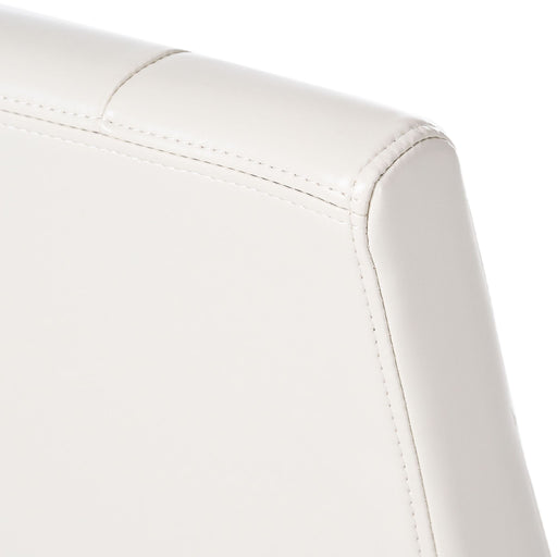 Carter - 5 Tuft Dining Chair With Button Tufted Backrest And Espresso Legs - Ivory - R&R Furniture Gallery (Fountain Valley, CA)