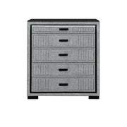Isaiah - Upholstered Chest With LED Lighting - R&R Furniture Gallery (Fountain Valley, CA)