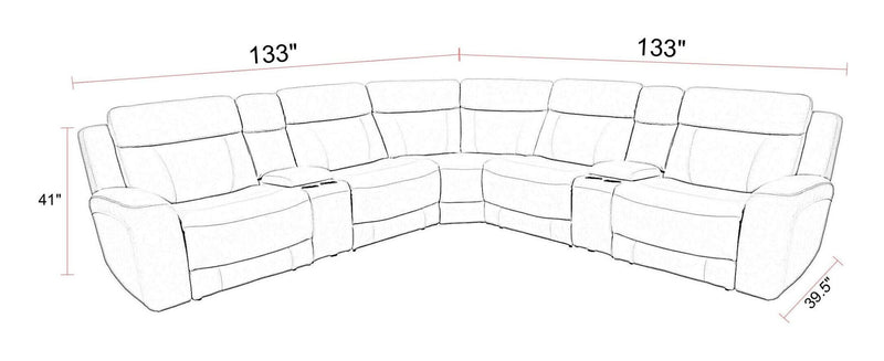 Calgary - Sectional - R&R Furniture Gallery (Fountain Valley, CA)
