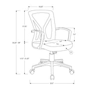 Office Chair, Adjustable Height, Swivel, Ergonomic, Mesh, Contemporary & Modern - R&R Furniture Gallery (Fountain Valley, CA)