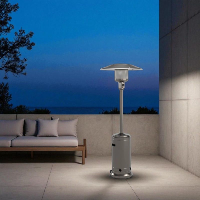46000 Btu Propane Patio Heater - Steel Gray - R&R Furniture Gallery (Fountain Valley, CA)