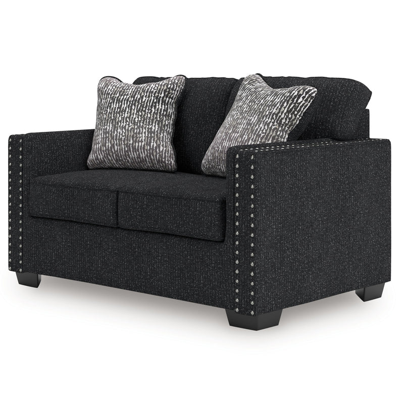 Jasmine Peaks - Loveseat - Coal - R&R Furniture Gallery (Fountain Valley, CA)