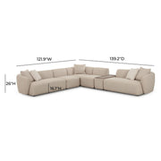 Sylvie - Chaise Sectional - R&R Furniture Gallery (Fountain Valley, CA)