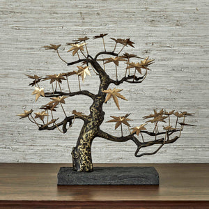 Bonsai - Small Sculpture - Brass