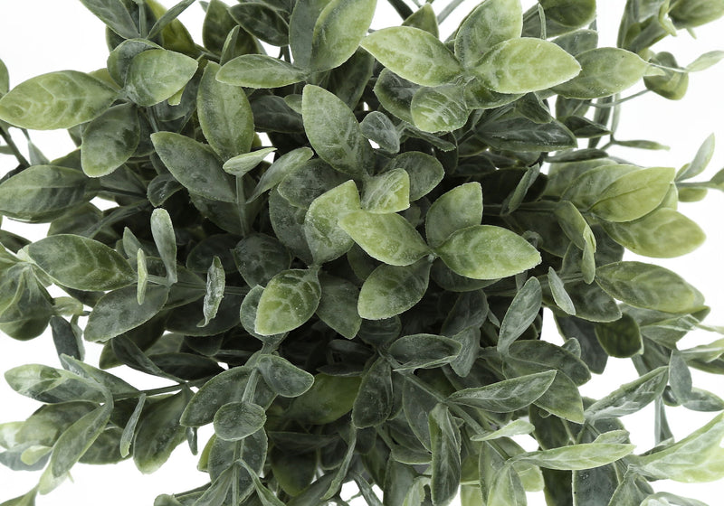 11" Tall, Artificial Plant, Eucalyptus Grass, Indoor, Faux, Fake, Table, Greenery, Potted, Decorative (Set of 2) - Green / Black - R&R Furniture Gallery (Fountain Valley, CA)