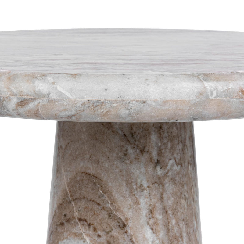 Huxley - Marble Round Accent Table - R&R Furniture Gallery (Fountain Valley, CA)