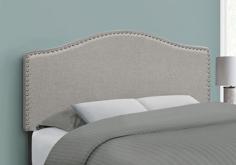 Full Size, Bed Headboard Only Upholstered, Transitional - Gray - R&R Furniture Gallery (Fountain Valley, CA)