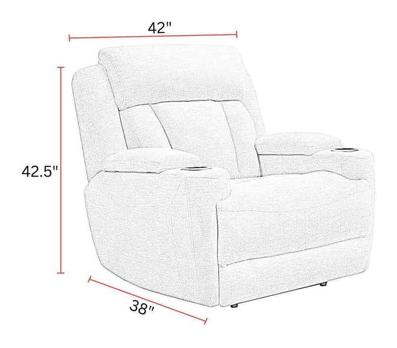 Dalton - Power Recliner - R&R Furniture Gallery (Fountain Valley, CA)