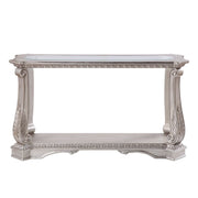 Northville - Sofa Table - Clear Glass & Antique Silver - R&R Furniture Gallery (Fountain Valley, CA)