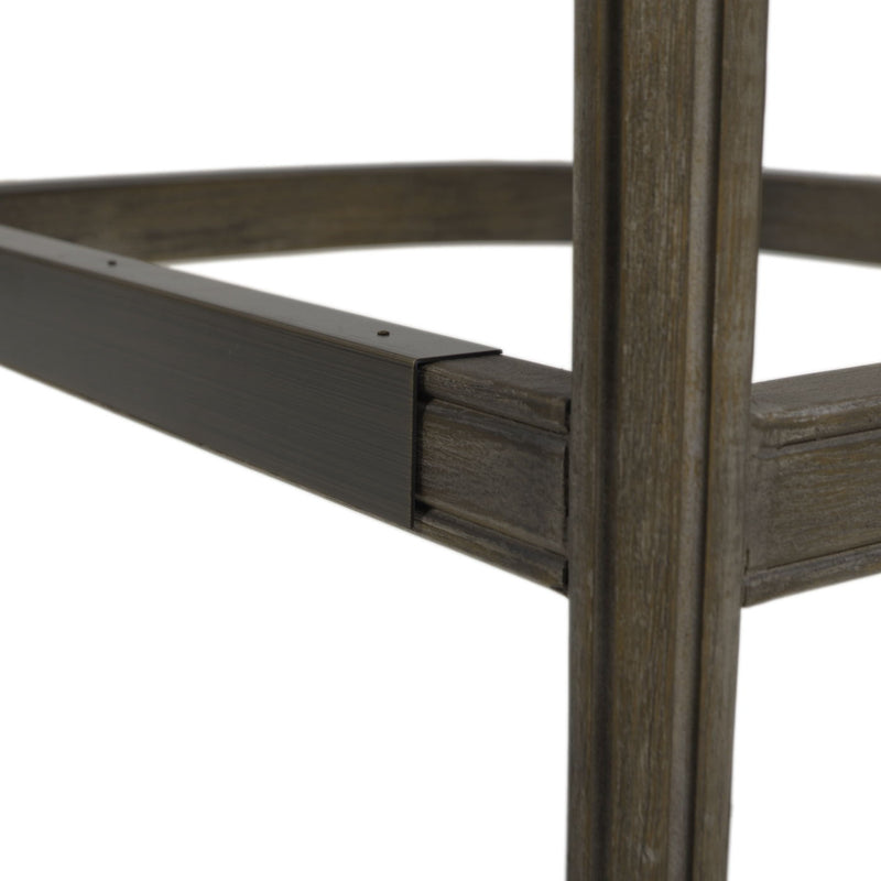 Paris - Farmhouse Counter Height Bar Stool With Backrest - R&R Furniture Gallery (Fountain Valley, CA)